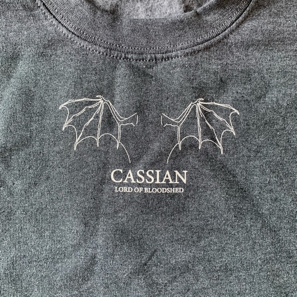 Sweaters - ACOTAR Dark Grey Cassian Crew